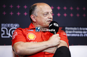 2024-06-21 - VASSEUR Frédéric (fra), Team Principal & General Manager of the Scuderia Ferrari, portrait during the Formula 1 Aramco Gran Premio de Espana 2024, 10th round of the 2024 Formula One World Championship from June 21 to 23, 2024 on the Circuit de Barcelona-Catalunya, in Montmeló, Spain - F1 - SPANISH GRAND PRIX 2024 - FORMULA 1 - MOTORS