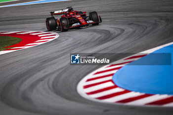 2024-06-21 - 16 LECLERC Charles (mco), Scuderia Ferrari SF-24, action during the Formula 1 Aramco Gran Premio de Espana 2024, 10th round of the 2024 Formula One World Championship from June 21 to 23, 2024 on the Circuit de Barcelona-Catalunya, in Montmeló, Spain - F1 - SPANISH GRAND PRIX 2024 - FORMULA 1 - MOTORS