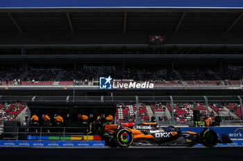 2024-06-21 - 04 NORRIS Lando (gbr), McLaren F1 Team MCL38, action during the Formula 1 Aramco Gran Premio de Espana 2024, 10th round of the 2024 Formula One World Championship from June 21 to 23, 2024 on the Circuit de Barcelona-Catalunya, in Montmeló, Spain - F1 - SPANISH GRAND PRIX 2024 - FORMULA 1 - MOTORS