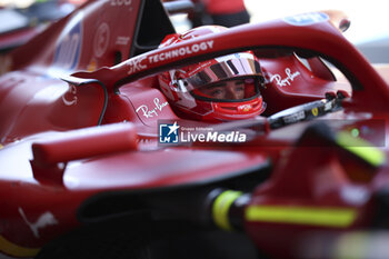 2024-06-21 - LECLERC Charles (mco), Scuderia Ferrari SF-24, portrait during the Formula 1 Aramco Gran Premio de Espana 2024, 10th round of the 2024 Formula One World Championship from June 21 to 23, 2024 on the Circuit de Barcelona-Catalunya, in Montmeló, Spain - F1 - SPANISH GRAND PRIX 2024 - FORMULA 1 - MOTORS