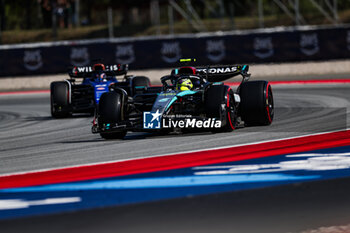 2024-06-21 - 44 HAMILTON Lewis (gbr), Mercedes AMG F1 Team W15, action during the Formula 1 Aramco Gran Premio de Espana 2024, 10th round of the 2024 Formula One World Championship from June 21 to 23, 2024 on the Circuit de Barcelona-Catalunya, in Montmeló, Spain - F1 - SPANISH GRAND PRIX 2024 - FORMULA 1 - MOTORS