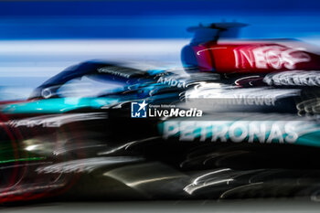 2024-06-21 - 63 RUSSELL George (gbr), Mercedes AMG F1 Team W15, action during the Formula 1 Aramco Gran Premio de Espana 2024, 10th round of the 2024 Formula One World Championship from June 21 to 23, 2024 on the Circuit de Barcelona-Catalunya, in Montmeló, Spain - F1 - SPANISH GRAND PRIX 2024 - FORMULA 1 - MOTORS