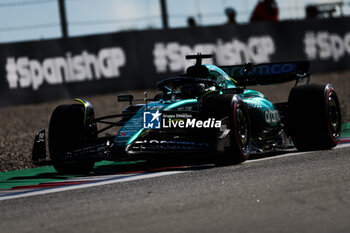 2024-06-21 - 18 STROLL Lance (can), Aston Martin F1 Team AMR24, action during the Formula 1 Aramco Gran Premio de Espana 2024, 10th round of the 2024 Formula One World Championship from June 21 to 23, 2024 on the Circuit de Barcelona-Catalunya, in Montmeló, Spain - F1 - SPANISH GRAND PRIX 2024 - FORMULA 1 - MOTORS