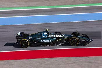 2024-06-21 - 14 ALONSO Fernando (spa), Aston Martin F1 Team AMR24, action during the Formula 1 Aramco Gran Premio de Espana 2024, 10th round of the 2024 Formula One World Championship from June 21 to 23, 2024 on the Circuit de Barcelona-Catalunya, in Montmeló, Spain - F1 - SPANISH GRAND PRIX 2024 - FORMULA 1 - MOTORS