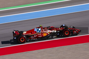 2024-06-21 - 55 SAINZ Carlos (spa), Scuderia Ferrari SF-24, action during the Formula 1 Aramco Gran Premio de Espana 2024, 10th round of the 2024 Formula One World Championship from June 21 to 23, 2024 on the Circuit de Barcelona-Catalunya, in Montmeló, Spain - F1 - SPANISH GRAND PRIX 2024 - FORMULA 1 - MOTORS