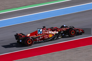 2024-06-21 - 16 LECLERC Charles (mco), Scuderia Ferrari SF-24, action during the Formula 1 Aramco Gran Premio de Espana 2024, 10th round of the 2024 Formula One World Championship from June 21 to 23, 2024 on the Circuit de Barcelona-Catalunya, in Montmeló, Spain - F1 - SPANISH GRAND PRIX 2024 - FORMULA 1 - MOTORS