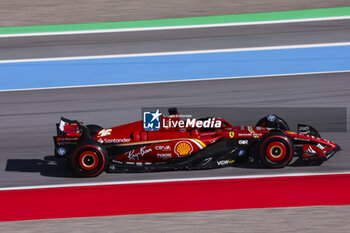 2024-06-21 - 16 LECLERC Charles (mco), Scuderia Ferrari SF-24, action during the Formula 1 Aramco Gran Premio de Espana 2024, 10th round of the 2024 Formula One World Championship from June 21 to 23, 2024 on the Circuit de Barcelona-Catalunya, in Montmeló, Spain - F1 - SPANISH GRAND PRIX 2024 - FORMULA 1 - MOTORS