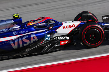 2024-06-21 - 22 TSUNODA Yuki (jap), Visa Cash App RB F1 Team VCARB 01, action during the Formula 1 Aramco Gran Premio de Espana 2024, 10th round of the 2024 Formula One World Championship from June 21 to 23, 2024 on the Circuit de Barcelona-Catalunya, in Montmeló, Spain - F1 - SPANISH GRAND PRIX 2024 - FORMULA 1 - MOTORS