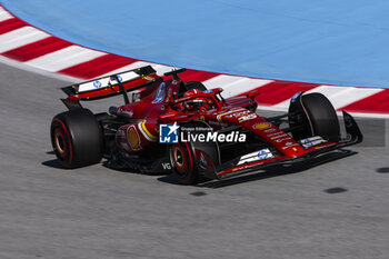 2024-06-21 - 16 LECLERC Charles (mco), Scuderia Ferrari SF-24, action during the Formula 1 Aramco Gran Premio de Espana 2024, 10th round of the 2024 Formula One World Championship from June 21 to 23, 2024 on the Circuit de Barcelona-Catalunya, in Montmeló, Spain - F1 - SPANISH GRAND PRIX 2024 - FORMULA 1 - MOTORS