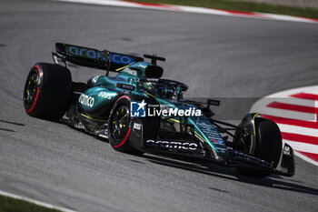 2024-06-21 - 18 STROLL Lance (can), Aston Martin F1 Team AMR24, action during the Formula 1 Aramco Gran Premio de Espana 2024, 10th round of the 2024 Formula One World Championship from June 21 to 23, 2024 on the Circuit de Barcelona-Catalunya, in Montmeló, Spain - F1 - SPANISH GRAND PRIX 2024 - FORMULA 1 - MOTORS