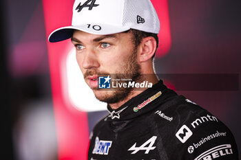 2024-06-21 - GASLY Pierre (fra), Alpine F1 Team A524, portrait during the Formula 1 Aramco Gran Premio de Espana 2024, 10th round of the 2024 Formula One World Championship from June 21 to 23, 2024 on the Circuit de Barcelona-Catalunya, in Montmeló, Spain - F1 - SPANISH GRAND PRIX 2024 - FORMULA 1 - MOTORS