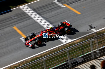 2024-06-21 - 55 SAINZ Carlos (spa), Scuderia Ferrari SF-24, action during the Formula 1 Aramco Gran Premio de Espana 2024, 10th round of the 2024 Formula One World Championship from June 21 to 23, 2024 on the Circuit de Barcelona-Catalunya, in Montmeló, Spain - F1 - SPANISH GRAND PRIX 2024 - FORMULA 1 - MOTORS