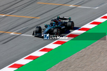 2024-06-21 - 63 RUSSELL George (gbr), Mercedes AMG F1 Team W15, action during the Formula 1 Aramco Gran Premio de Espana 2024, 10th round of the 2024 Formula One World Championship from June 21 to 23, 2024 on the Circuit de Barcelona-Catalunya, in Montmeló, Spain - F1 - SPANISH GRAND PRIX 2024 - FORMULA 1 - MOTORS