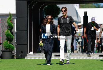 2024-06-21 - RUSSELL George (gbr), Mercedes AMG F1 Team W15, portrait during the Formula 1 Aramco Gran Premio de Espana 2024, 10th round of the 2024 Formula One World Championship from June 21 to 23, 2024 on the Circuit de Barcelona-Catalunya, in Montmeló, Spain - F1 - SPANISH GRAND PRIX 2024 - FORMULA 1 - MOTORS