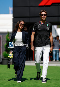 2024-06-21 - RUSSELL George (gbr), Mercedes AMG F1 Team W15, portrait during the Formula 1 Aramco Gran Premio de Espana 2024, 10th round of the 2024 Formula One World Championship from June 21 to 23, 2024 on the Circuit de Barcelona-Catalunya, in Montmeló, Spain - F1 - SPANISH GRAND PRIX 2024 - FORMULA 1 - MOTORS