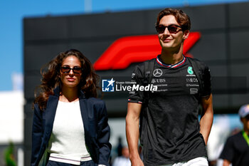 2024-06-21 - RUSSELL George (gbr), Mercedes AMG F1 Team W15, portrait during the Formula 1 Aramco Gran Premio de Espana 2024, 10th round of the 2024 Formula One World Championship from June 21 to 23, 2024 on the Circuit de Barcelona-Catalunya, in Montmeló, Spain - F1 - SPANISH GRAND PRIX 2024 - FORMULA 1 - MOTORS