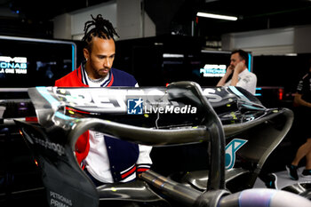 2024-06-21 - HAMILTON Lewis (gbr), Mercedes AMG F1 Team W15, portrait during the Formula 1 Aramco Gran Premio de Espana 2024, 10th round of the 2024 Formula One World Championship from June 21 to 23, 2024 on the Circuit de Barcelona-Catalunya, in Montmeló, Spain - F1 - SPANISH GRAND PRIX 2024 - FORMULA 1 - MOTORS