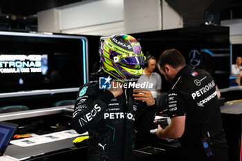 2024-06-21 - HAMILTON Lewis (gbr), Mercedes AMG F1 Team W15, portrait during the Formula 1 Aramco Gran Premio de Espana 2024, 10th round of the 2024 Formula One World Championship from June 21 to 23, 2024 on the Circuit de Barcelona-Catalunya, in Montmeló, Spain - F1 - SPANISH GRAND PRIX 2024 - FORMULA 1 - MOTORS