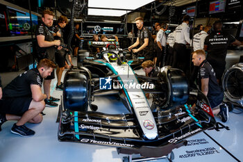 2024-06-21 - HAMILTON Lewis (gbr), Mercedes AMG F1 Team W15, portrait during the Formula 1 Aramco Gran Premio de Espana 2024, 10th round of the 2024 Formula One World Championship from June 21 to 23, 2024 on the Circuit de Barcelona-Catalunya, in Montmeló, Spain - F1 - SPANISH GRAND PRIX 2024 - FORMULA 1 - MOTORS