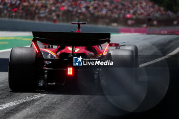 2024-06-21 - 16 LECLERC Charles (mco), Scuderia Ferrari SF-24, action during the Formula 1 Aramco Gran Premio de Espana 2024, 10th round of the 2024 Formula One World Championship from June 21 to 23, 2024 on the Circuit de Barcelona-Catalunya, in Montmeló, Spain - F1 - SPANISH GRAND PRIX 2024 - FORMULA 1 - MOTORS