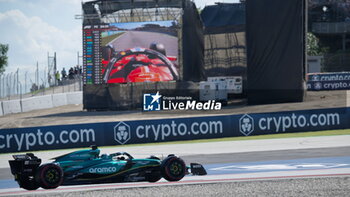 2024-06-21 - N°18 Lance Stroll CAN Aston Martin Aramco Formula One Team - FORMULA 1 ARAMCO GRAN PREMIO DE ESPANA 2024 - PRACTICE 2 - FORMULA 1 - MOTORS