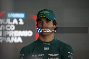 2024-06-21 - N°18 Lance Stroll CAN Aston Martin Aramco Formula One Team - FORMULA 1 ARAMCO GRAN PREMIO DE ESPANA 2024 - PRACTICE 2 - FORMULA 1 - MOTORS