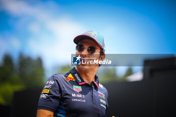 2024-06-28 - 11 Sergio Perez, (MEX) Oracle Red Bull Racing, Honda during the Austrian GP, Spielberg 27-30 June 2024, Formula 1 World championship 2024. - FORMULA 1 QATAR AIRWAYS AUSTRIAN GRAND PRIX 2024 - PRESS CONFERENCE - FORMULA 1 - MOTORS