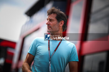 2024-06-28 - Mark Webber (AUS) former F1 driver, with RedBull Racing, Minardi, Jaguar and Williams now TV commentator, during the Austrian GP, Spielberg 27-30 June 2024, Formula 1 World championship 2024. - FORMULA 1 QATAR AIRWAYS AUSTRIAN GRAND PRIX 2024 - PRESS CONFERENCE - FORMULA 1 - MOTORS