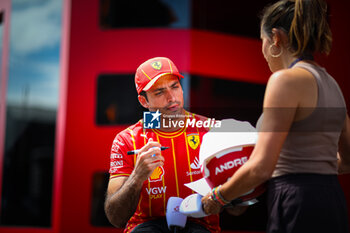 2024-06-28 - 55 Carlos Sainz, (ESP) Scuderia Ferrari during the Austrian GP, Spielberg 27-30 June 2024, Formula 1 World championship 2024. - FORMULA 1 QATAR AIRWAYS AUSTRIAN GRAND PRIX 2024 - PRESS CONFERENCE - FORMULA 1 - MOTORS