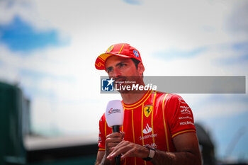 2024-06-28 - 55 Carlos Sainz, (ESP) Scuderia Ferrari during the Austrian GP, Spielberg 27-30 June 2024, Formula 1 World championship 2024. - FORMULA 1 QATAR AIRWAYS AUSTRIAN GRAND PRIX 2024 - PRESS CONFERENCE - FORMULA 1 - MOTORS