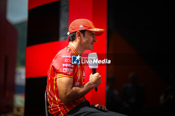 2024-06-28 - 55 Carlos Sainz, (ESP) Scuderia Ferrari during the Austrian GP, Spielberg 27-30 June 2024, Formula 1 World championship 2024. - FORMULA 1 QATAR AIRWAYS AUSTRIAN GRAND PRIX 2024 - PRESS CONFERENCE - FORMULA 1 - MOTORS