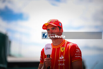 2024-06-28 - 55 Carlos Sainz, (ESP) Scuderia Ferrari during the Austrian GP, Spielberg 27-30 June 2024, Formula 1 World championship 2024. - FORMULA 1 QATAR AIRWAYS AUSTRIAN GRAND PRIX 2024 - PRESS CONFERENCE - FORMULA 1 - MOTORS