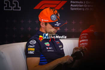 2024-06-28 - 01 Max Verstappen, (NED) Oracle Red Bull Racing, Honda during the Austrian GP, Spielberg 27-30 June 2024, Formula 1 World championship 2024. - FORMULA 1 QATAR AIRWAYS AUSTRIAN GRAND PRIX 2024 - PRESS CONFERENCE - FORMULA 1 - MOTORS