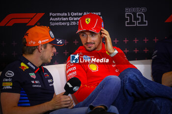 2024-06-28 - 16 Charles Leclerc, (MON) Scuderia Ferrari during the Austrian GP, Spielberg 27-30 June 2024, Formula 1 World championship 2024. - FORMULA 1 QATAR AIRWAYS AUSTRIAN GRAND PRIX 2024 - PRESS CONFERENCE - FORMULA 1 - MOTORS