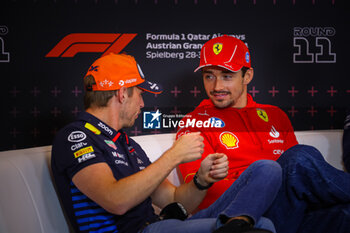 2024-06-28 - 16 Charles Leclerc, (MON) Scuderia Ferrari during the Austrian GP, Spielberg 27-30 June 2024, Formula 1 World championship 2024. - FORMULA 1 QATAR AIRWAYS AUSTRIAN GRAND PRIX 2024 - PRESS CONFERENCE - FORMULA 1 - MOTORS