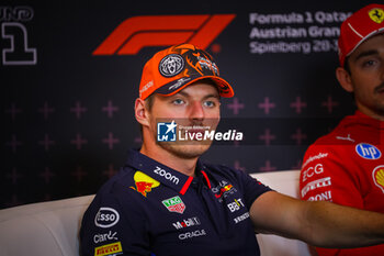 2024-06-28 - 01 Max Verstappen, (NED) Oracle Red Bull Racing, Honda during the Austrian GP, Spielberg 27-30 June 2024, Formula 1 World championship 2024. - FORMULA 1 QATAR AIRWAYS AUSTRIAN GRAND PRIX 2024 - PRESS CONFERENCE - FORMULA 1 - MOTORS