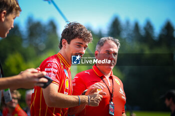 2024-06-28 - 16 Charles Leclerc, (MON) Scuderia Ferrari during the Austrian GP, Spielberg 27-30 June 2024, Formula 1 World championship 2024. - FORMULA 1 QATAR AIRWAYS AUSTRIAN GRAND PRIX 2024 - PRESS CONFERENCE - FORMULA 1 - MOTORS