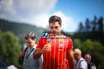 2024-06-28 - 55 Carlos Sainz, (ESP) Scuderia Ferrari during the Austrian GP, Spielberg 27-30 June 2024, Formula 1 World championship 2024. - FORMULA 1 QATAR AIRWAYS AUSTRIAN GRAND PRIX 2024 - PRESS CONFERENCE - FORMULA 1 - MOTORS