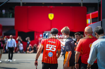 2024-06-28 - 55 Carlos Sainz, (ESP) Scuderia Ferrari during the Austrian GP, Spielberg 27-30 June 2024, Formula 1 World championship 2024. - FORMULA 1 QATAR AIRWAYS AUSTRIAN GRAND PRIX 2024 - PRESS CONFERENCE - FORMULA 1 - MOTORS