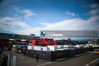 2024-06-28 - General Paddock view during the Austrian GP, Spielberg 27-30 June 2024, Formula 1 World championship 2024. - FORMULA 1 QATAR AIRWAYS AUSTRIAN GRAND PRIX 2024 - PRESS CONFERENCE - FORMULA 1 - MOTORS