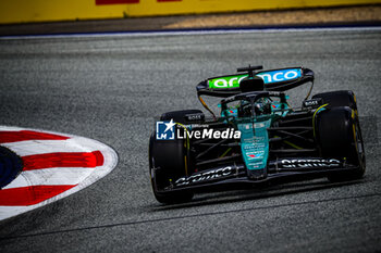 2024-06-28 - 18 Lance Stroll, (CND) Aramco Aston Martin Mercedes during the Austrian GP, Spielberg 27-30 June 2024, Formula 1 World championship 2024. - FORMULA 1 QATAR AIRWAYS AUSTRIAN GRAND PRIX 2024 - PRESS CONFERENCE - FORMULA 1 - MOTORS