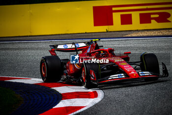 2024-06-28 - 55 Carlos Sainz, (ESP) Scuderia Ferrari during the Austrian GP, Spielberg 27-30 June 2024, Formula 1 World championship 2024. - FORMULA 1 QATAR AIRWAYS AUSTRIAN GRAND PRIX 2024 - PRESS CONFERENCE - FORMULA 1 - MOTORS