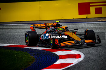 2024-06-28 - 04 Lando Norris, (GRB) McLaren Mercedes during the Austrian GP, Spielberg 27-30 June 2024, Formula 1 World championship 2024. - FORMULA 1 QATAR AIRWAYS AUSTRIAN GRAND PRIX 2024 - PRESS CONFERENCE - FORMULA 1 - MOTORS