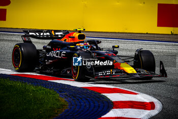 2024-06-28 - 11 Sergio Perez, (MEX) Oracle Red Bull Racing, Honda during the Austrian GP, Spielberg 27-30 June 2024, Formula 1 World championship 2024. - FORMULA 1 QATAR AIRWAYS AUSTRIAN GRAND PRIX 2024 - PRESS CONFERENCE - FORMULA 1 - MOTORS