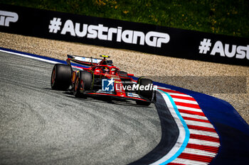 2024-06-28 - 55 Carlos Sainz, (ESP) Scuderia Ferrari during the Austrian GP, Spielberg 27-30 June 2024, Formula 1 World championship 2024. - FORMULA 1 QATAR AIRWAYS AUSTRIAN GRAND PRIX 2024 - PRESS CONFERENCE - FORMULA 1 - MOTORS