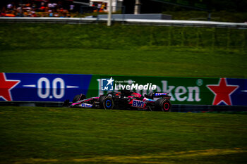 2024-06-28 - 31 Esteban Ocon, (FRA) Alpine F1 Team during the Austrian GP, Spielberg 27-30 June 2024, Formula 1 World championship 2024. - FORMULA 1 QATAR AIRWAYS AUSTRIAN GRAND PRIX 2024 - PRESS CONFERENCE - FORMULA 1 - MOTORS