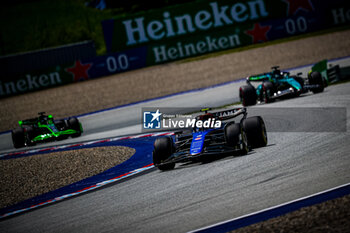 2024-06-28 - 02 Logan Sargeant, (USA) Williams Mercedes during the Austrian GP, Spielberg 27-30 June 2024, Formula 1 World championship 2024. - FORMULA 1 QATAR AIRWAYS AUSTRIAN GRAND PRIX 2024 - PRESS CONFERENCE - FORMULA 1 - MOTORS