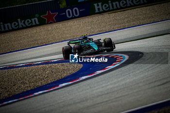 2024-06-28 - 14 Fernando Alonso, (ESP) Aramco Aston Martin Mercedes during the Austrian GP, Spielberg 27-30 June 2024, Formula 1 World championship 2024. - FORMULA 1 QATAR AIRWAYS AUSTRIAN GRAND PRIX 2024 - PRESS CONFERENCE - FORMULA 1 - MOTORS