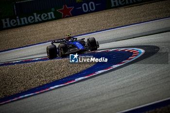 2024-06-28 - 02 Logan Sargeant, (USA) Williams Mercedes during the Austrian GP, Spielberg 27-30 June 2024, Formula 1 World championship 2024. - FORMULA 1 QATAR AIRWAYS AUSTRIAN GRAND PRIX 2024 - PRESS CONFERENCE - FORMULA 1 - MOTORS