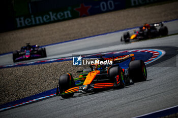 2024-06-28 - 81 Oscar Piastri, (AUS) McLaren Mercedes during the Austrian GP, Spielberg 27-30 June 2024, Formula 1 World championship 2024. - FORMULA 1 QATAR AIRWAYS AUSTRIAN GRAND PRIX 2024 - PRESS CONFERENCE - FORMULA 1 - MOTORS